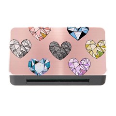 Gem Hearts And Rose Gold Memory Card Reader With Cf by NouveauDesign