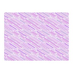 Silly Stripes Lilac Double Sided Flano Blanket (mini)  by snowwhitegirl