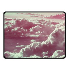 In The Clouds Pink Fleece Blanket (small)