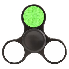 Knitted Wool Neon Green Finger Spinner