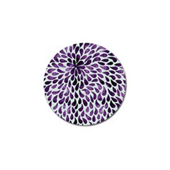 Purple Abstract Swirl Drops Golf Ball Marker (10 Pack) by snowwhitegirl