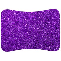 Purple  Glitter Velour Seat Head Rest Cushion