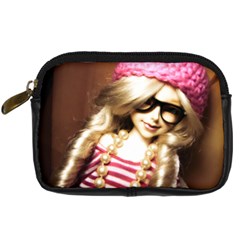 Cover Girl Digital Camera Leather Case by snowwhitegirl
