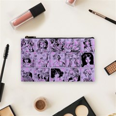 Lilac Yearbook 1 Cosmetic Bag (small) by snowwhitegirl