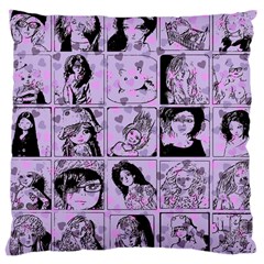 Lilac Yearbook 2 Large Cushion Case (two Sides) by snowwhitegirl