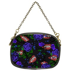 Blue Rose Vampire Chain Purse (one Side)