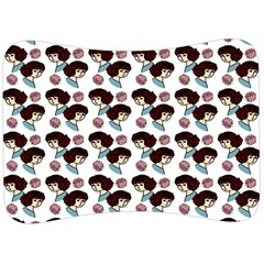 Redhead Girl Pattern Velour Seat Head Rest Cushion by snowwhitegirl