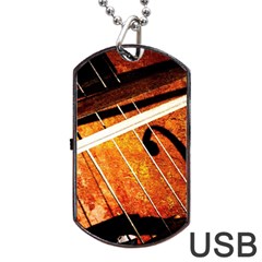 Cello Performs Classic Music Dog Tag Usb Flash (one Side) by FunnyCow