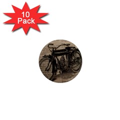 Bicycle Letter 1  Mini Magnet (10 Pack) 