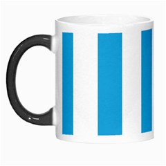 Oktoberfest Bavarian Blue And White Large Cabana Stripes Morph Mugs by PodArtist