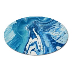 Tsunami Oval Magnet by WILLBIRDWELL