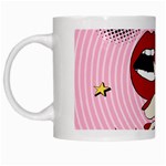 Pop Art   White Mugs Left