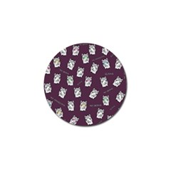 Llama Pattern Golf Ball Marker by Valentinaart