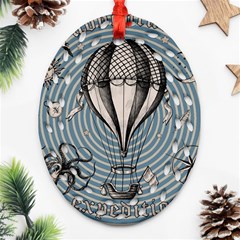 Vintage Adventure Expedition Ornament (oval Filigree)