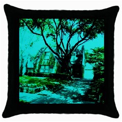 Hot Day In Dallas 50 Throw Pillow Case (black) by bestdesignintheworld