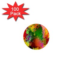 Embroidery Dab Color Spray 1  Mini Magnets (100 Pack)  by Sapixe