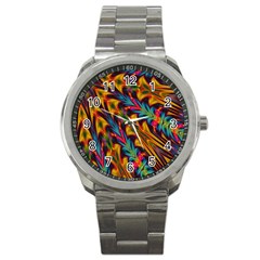 Background Abstract Texture Sport Metal Watch