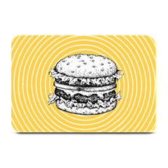 Pop Art Hamburger  Plate Mats by Valentinaart