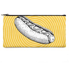 Pop Art Hot Dog Pencil Cases by Valentinaart