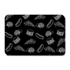 Fast Food Pattern Plate Mats by Valentinaart