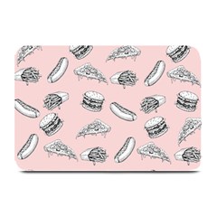 Fast Food Pattern Plate Mats by Valentinaart