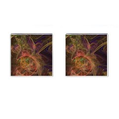 Abstract Colorful Art Design Cufflinks (square) by Nexatart