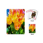 Festival Of Tulip Flowers Playing Cards (Mini) Back