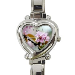 Soft Rains Of Spring Heart Italian Charm Watch by FunnyCow