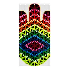 Hamsa Shower Curtain 36  X 72  (stall)  by CruxMagic