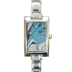 Whisper 2 Rectangle Italian Charm Watch by WILLBIRDWELL