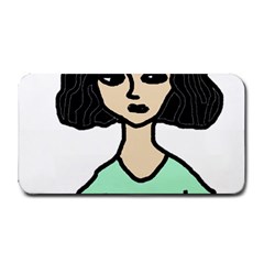 Angry Girl Medium Bar Mats by snowwhitegirl