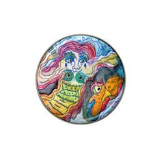 Watercolor Mermaid Hat Clip Ball Marker by chellerayartisans