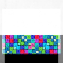 Retro Squares                                             Jigsaw Puzzle (rectangular) by LalyLauraFLM