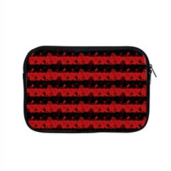 Blood Red And Black Halloween Nightmare Stripes  Apple Macbook Pro 15  Zipper Case by PodArtist