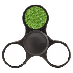 Knitted Wool Chain Green Finger Spinner