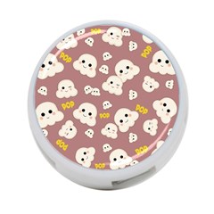 Cute Kawaii Popcorn Pattern 4-port Usb Hub (one Side) by Valentinaart