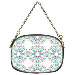 Embroidery Paisley Chain Purse (one Side)