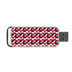 Vintage Camera Chevron Portable Usb Flash (two Sides) by snowwhitegirl