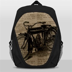 Bicycle Letter Backpack Bag by vintage2030