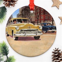 Retro Cars Ornament (round)