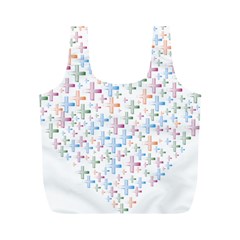 Heart Colorful Transparent Religion Full Print Recycle Bag (m) by Sapixe