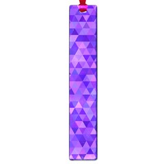 Purple Triangle Purple Background Large Book Marks by Sapixe