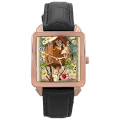 Valentine 1171220 1920 Rose Gold Leather Watch 