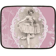 Lady 1112861 1280 Double Sided Fleece Blanket (mini)  by vintage2030