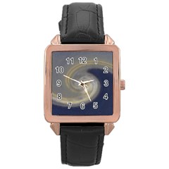 Typhoon Road Rose Gold Leather Watch 