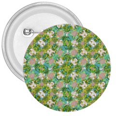 Vintage Floral Print Collage Pattern 3  Buttons by dflcprints