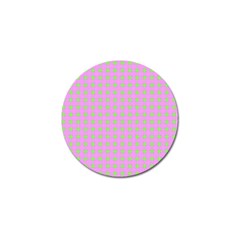 Pastel Mod Pink Green Circles Golf Ball Marker (4 Pack) by BrightVibesDesign