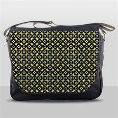 Flower Pattern Pattern Texture Messenger Bag by Simbadda