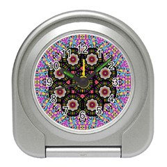 Decorative Ornate Candy With Soft Candle Light For Peace Travel Alarm Clock by pepitasart