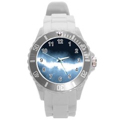 Ombre Round Plastic Sport Watch (l) by Valentinaart